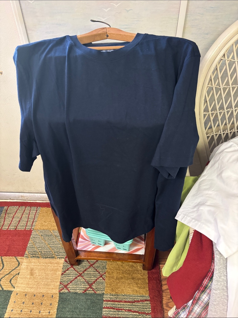 Tommy Bahama Navy Short Sleeve Crew Shirt